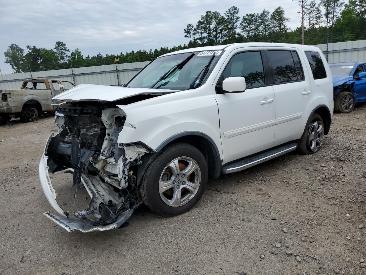 2012 Honda Pilot Exl vin: 5FNYF4H52CB066385