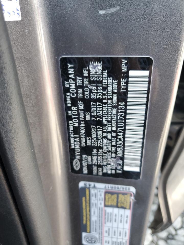 KM8J3CA47LU173134 2020 Hyundai Tucson Limited