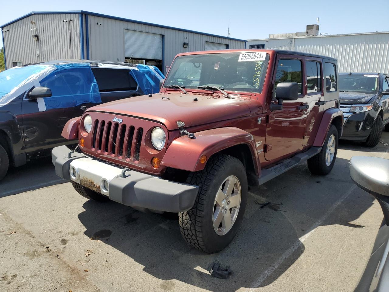 1J8GA59158L650384 2008 Jeep Wrangler Unlimited Sahara