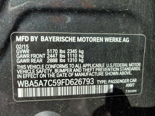 VIN WBA5A7C59FD626793 2015 BMW 5 Series, 528 XI no.12