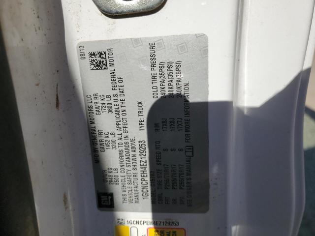 2014 Chevrolet Silverado C1500 VIN: 1GCNCPEH4EZ129253 Lot: 54371584