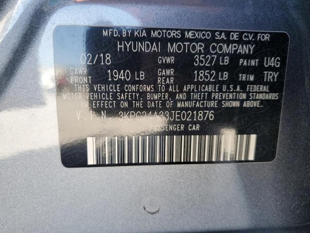 3KPC24A33JE021876 2018 HYUNDAI ACCENT - Image 13