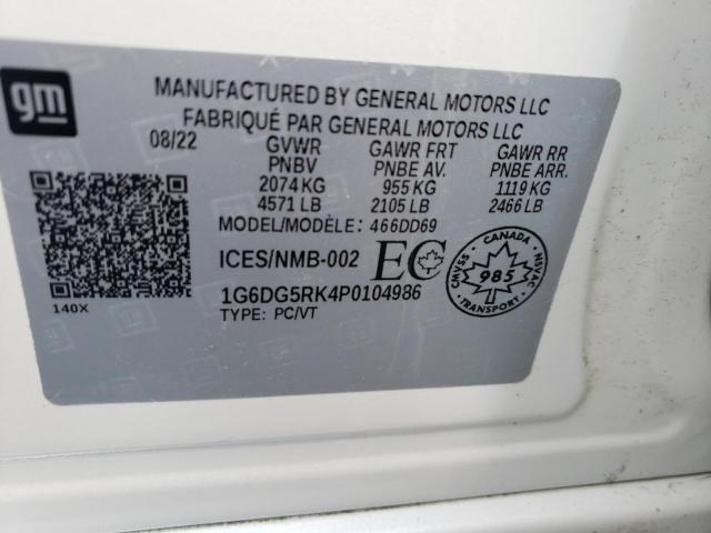 2023 CADILLAC CT4 SPORT - 1G6DG5RK4P0104986