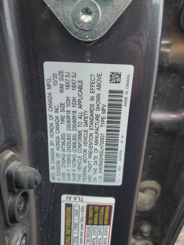 2HKRW2H55LH700931 Honda CRV CR-V EX 13