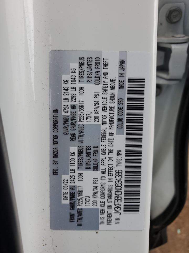 JM3KFBBM3N0634386 2022 Mazda Cx-5 Select