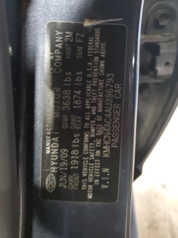KMHCN4AC4AU396793 2010 Hyundai Accent Gls