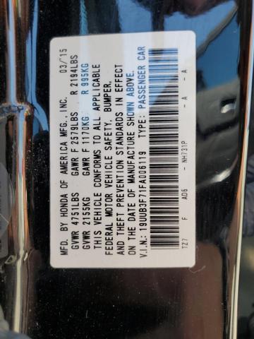 19UUB3F71FA006119 2015 Acura Tlx Advance