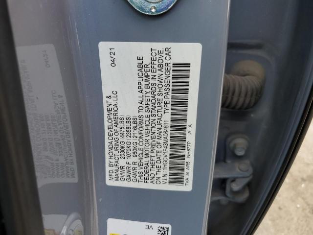 2021 HONDA ACCORD SPO - 1HGCV1F43MA064811