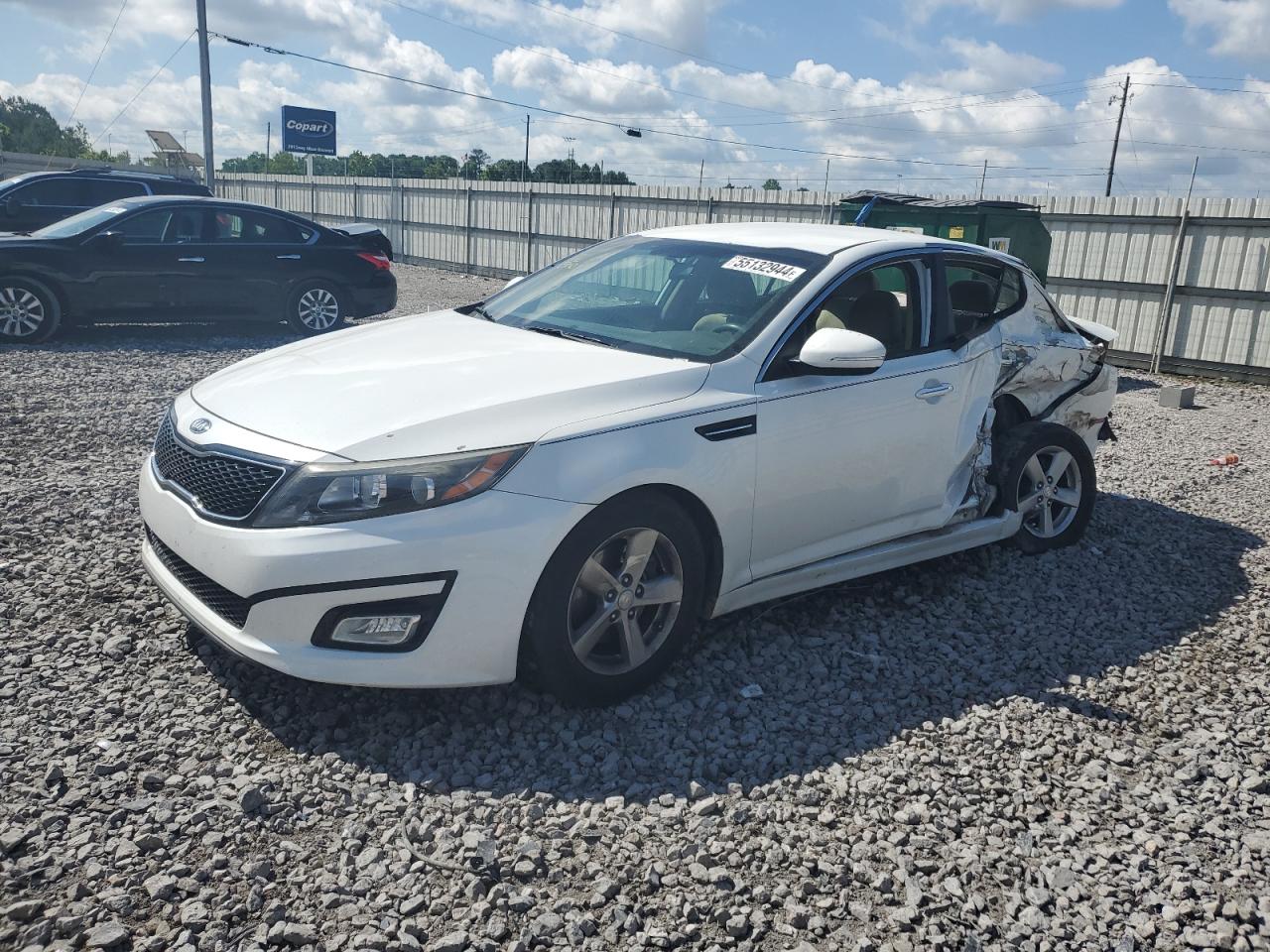 5XXGM4A7XFG448887 2015 Kia Optima Lx