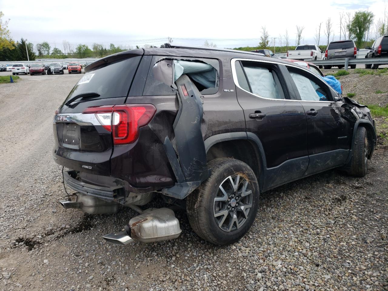 1GKKNRLS3MZ107058 2021 GMC Acadia Sle