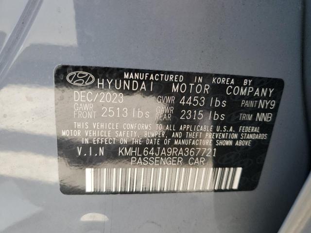 2024 Hyundai Sonata Sel VIN: KMHL64JA9RA367721 Lot: 56257244