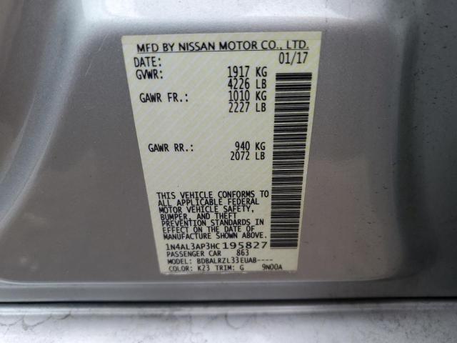 1N4AL3AP3HC195827 2017 NISSAN ALTIMA - Image 12