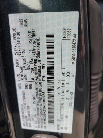 2022 Ford Escape Sel VIN: 1FMCU0KZ5NUB89785 Lot: 56420724