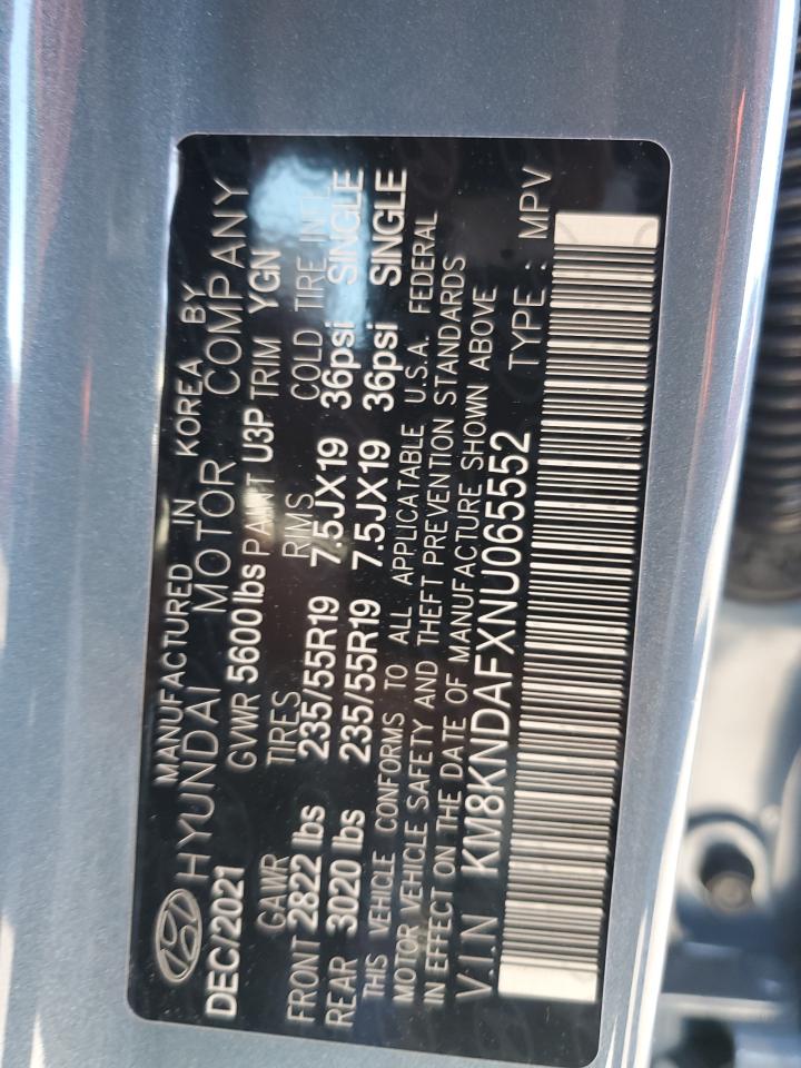 KM8KNDAFXNU065552 2022 Hyundai Ioniq 5 Sel