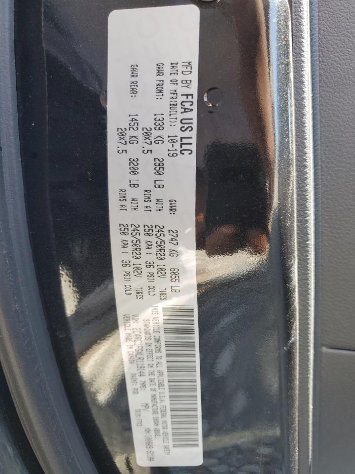 2C4RC1FGXLR119144 2020 Chrysler Pacifica Touring