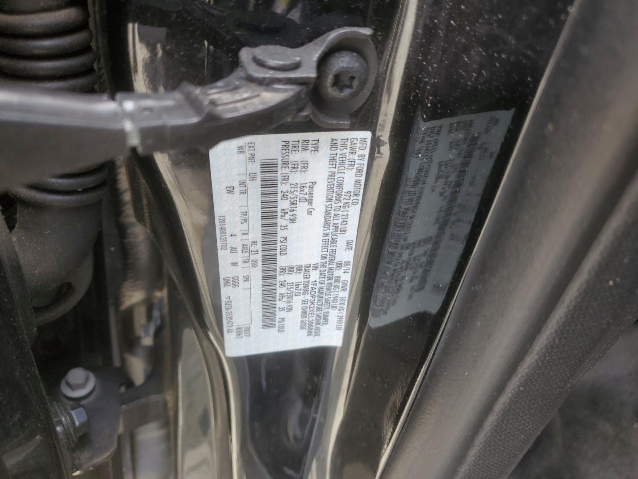 1FADP3K2XEL386886 2014 Ford Focus Se