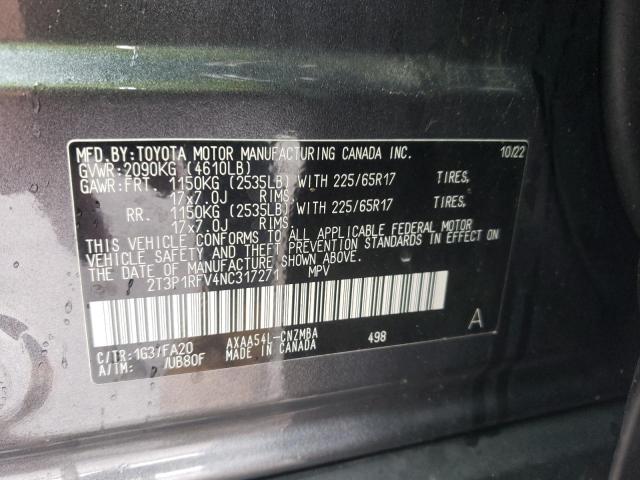 2T3P1RFV4NC317271 Toyota RAV4 XLE 13