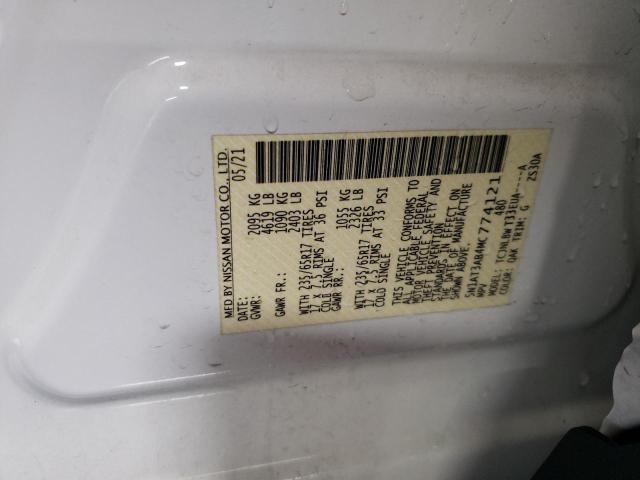 2021 Nissan Rogue S VIN: 5N1AT3AB4MC774121 Lot: 55690454