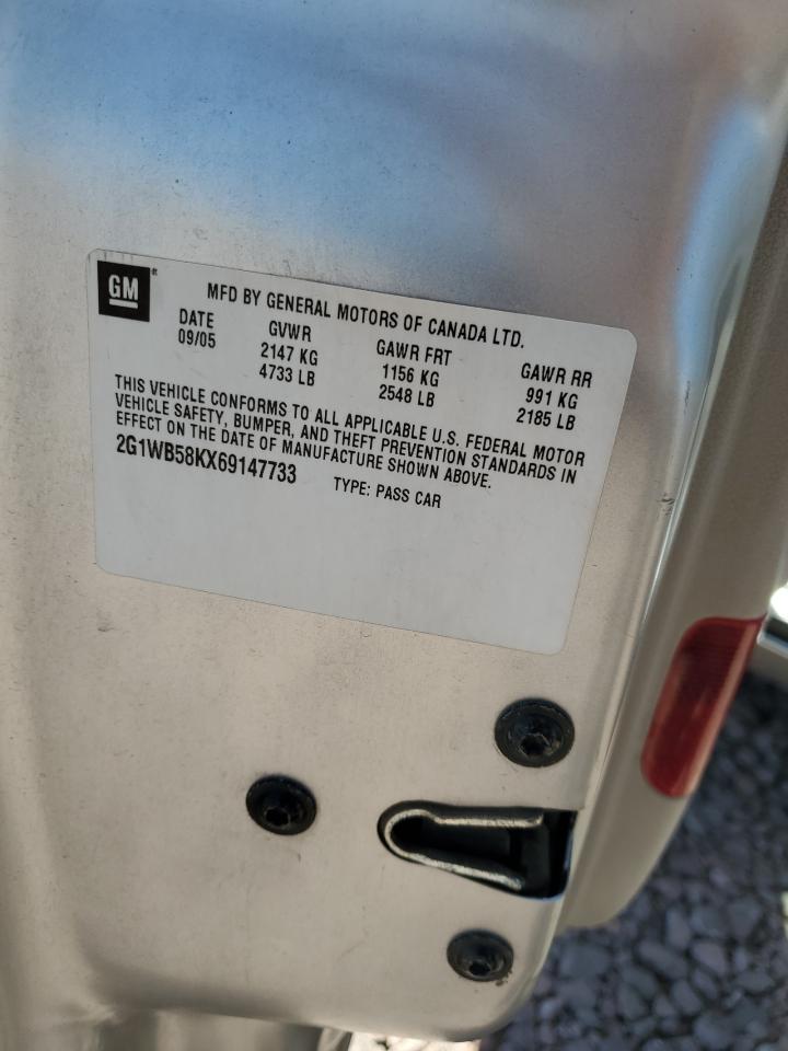 2G1WB58KX69147733 2006 Chevrolet Impala Ls