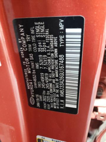 2016 HYUNDAI TUCSON LIM - KM8J33A26GU167488