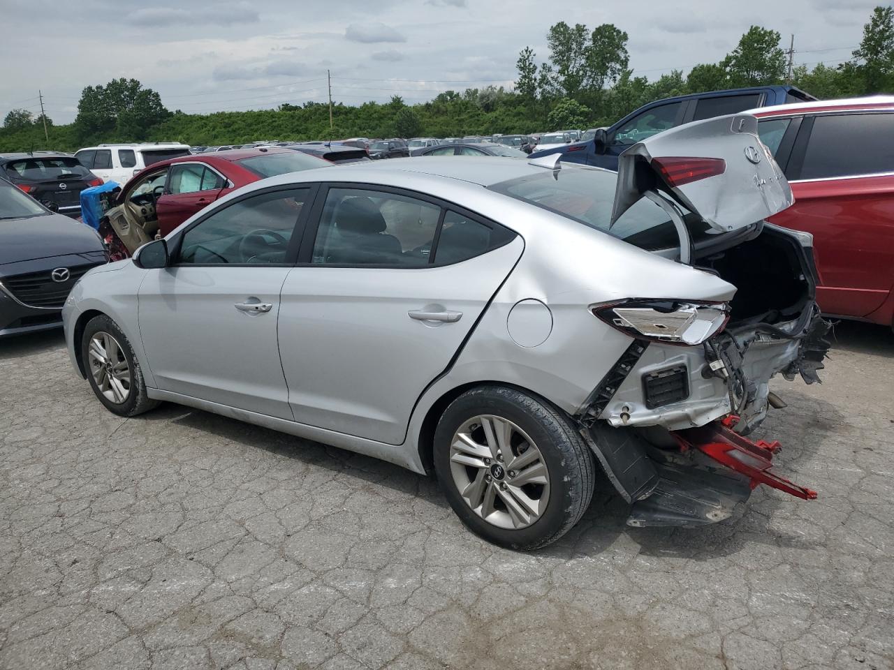 2019 Hyundai Elantra Sel vin: 5NPD84LFXKH483780