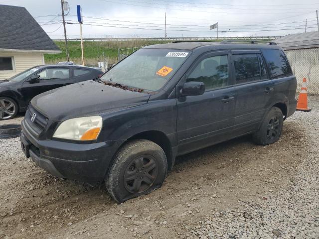 2004 Honda Pilot Exl VIN: 2HKYF18554H589160 Lot: 55029544