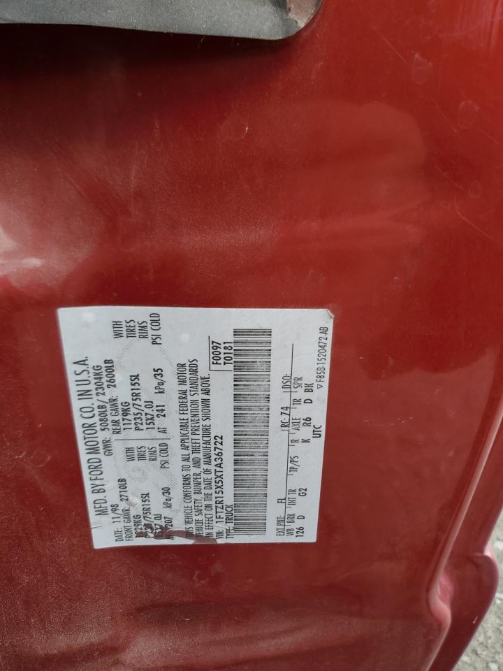 1FTZR15X5XTA36722 1999 Ford Ranger Super Cab