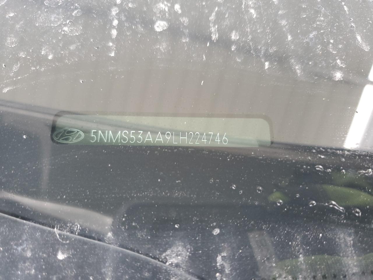 5NMS53AA9LH224746 2020 Hyundai Santa Fe Limited