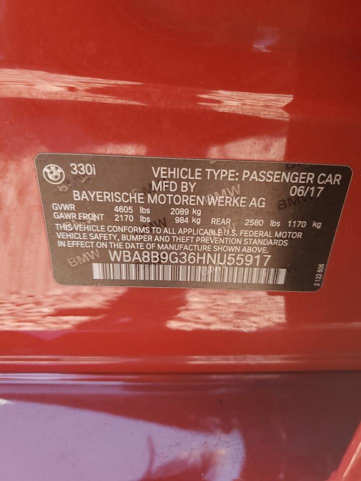 WBA8B9G36HNU55917 2017 BMW 330 I