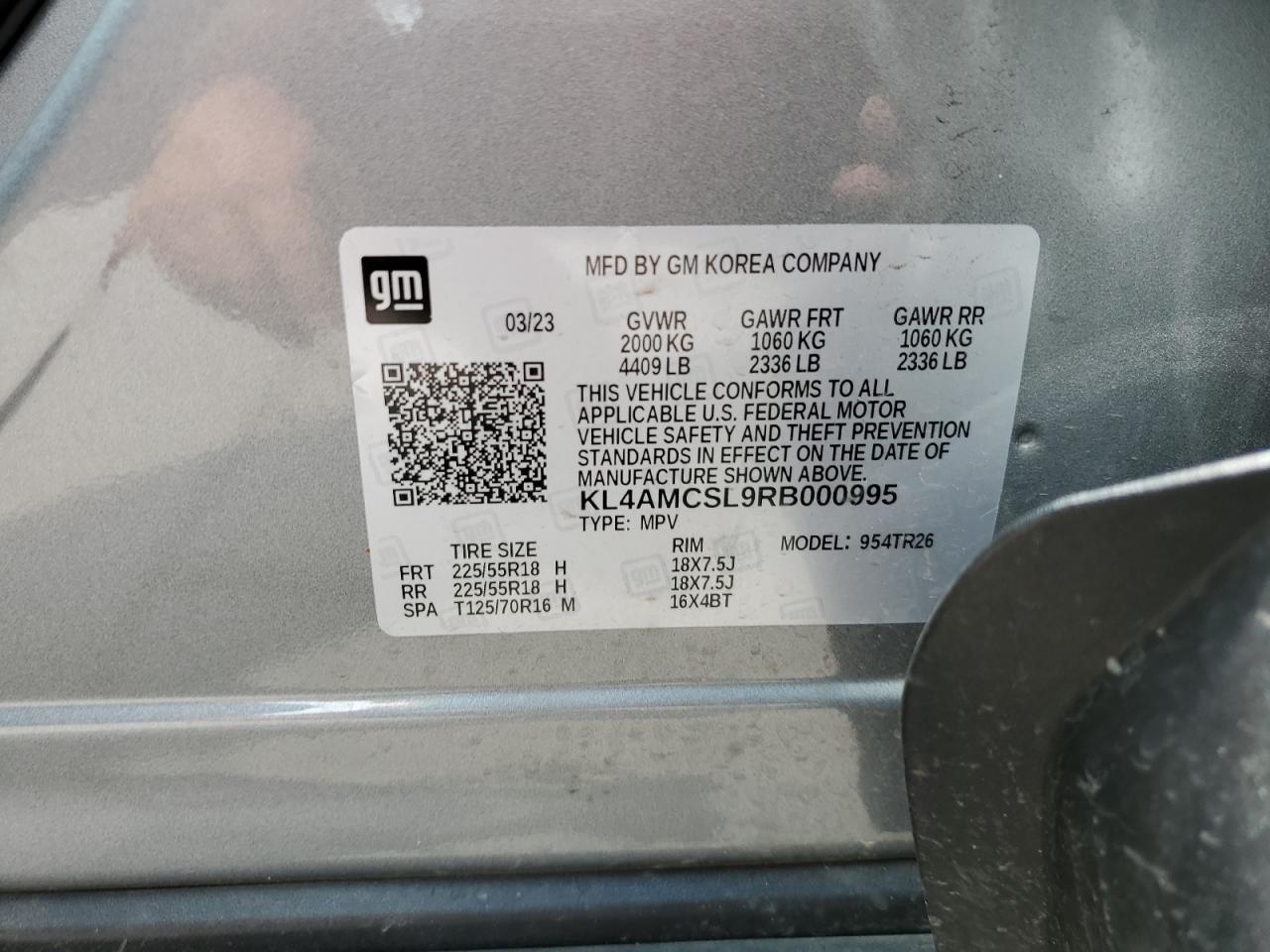 KL4AMCSL9RB000995 2024 Buick Encore Gx Preferred