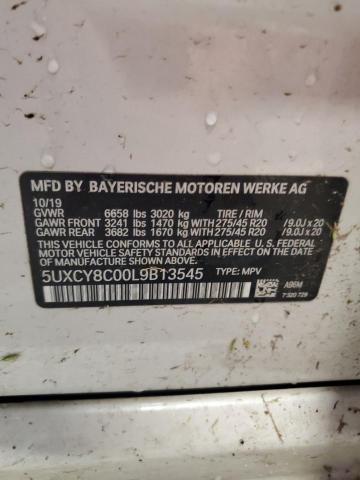 VIN 5UXCY8C00L9B13545 2020 BMW X6, M50I no.13