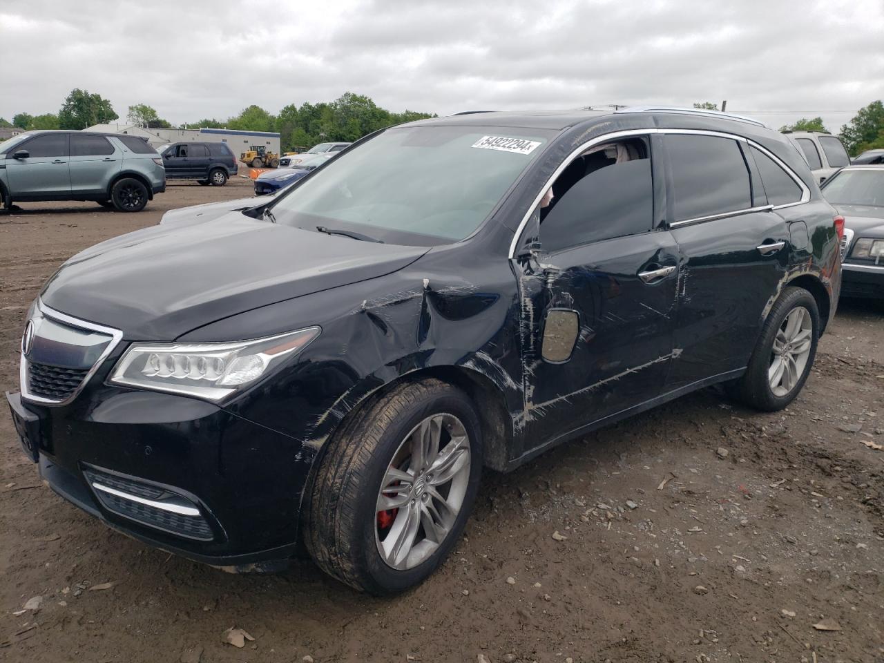 5FRYD4H84EB037553 2014 Acura Mdx Advance