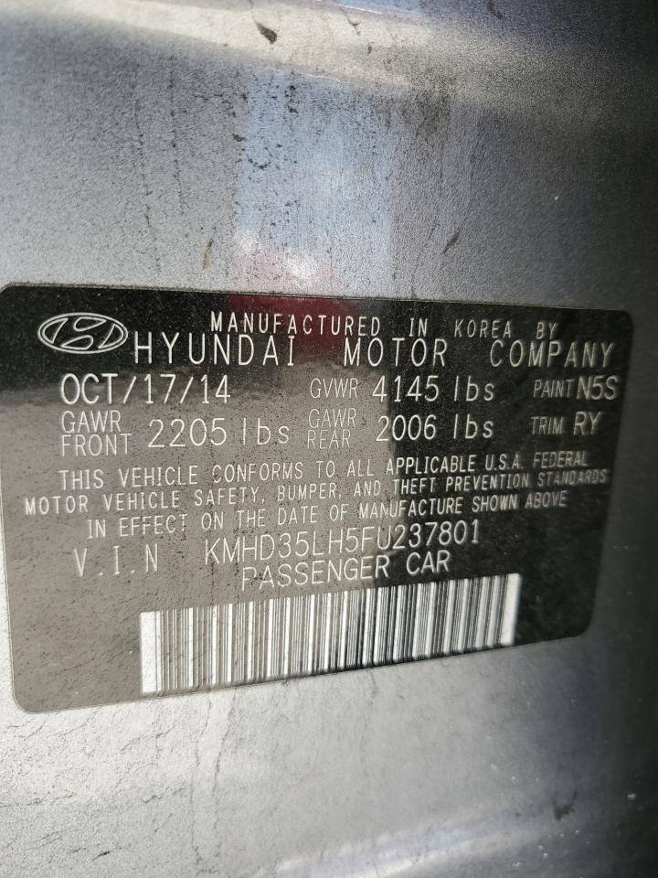 KMHD35LH5FU237801 2015 Hyundai Elantra Gt