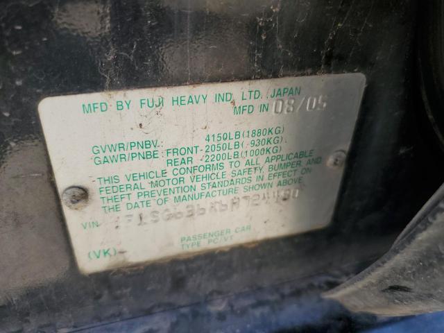 2006 Subaru Forester 2.5X VIN: JF1SG636X6H724480 Lot: 51057244