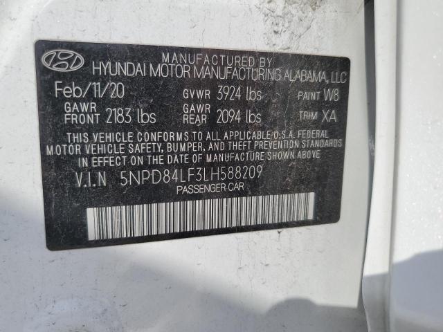 2020 HYUNDAI ELANTRA SE - 5NPD84LF3LH588209