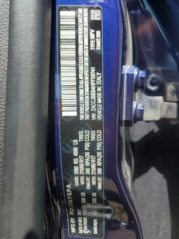 ZACCJBBB4HPF59741 2017 Jeep Renegade Latitude