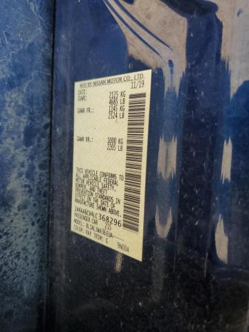 2020 Nissan Maxima Sv VIN: 1N4AA6CV4LC368296 Lot: 55280414