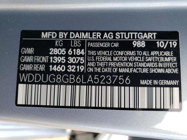 2020 MERCEDES-BENZ S 560 4MAT - WDDUG8GB6LA523756
