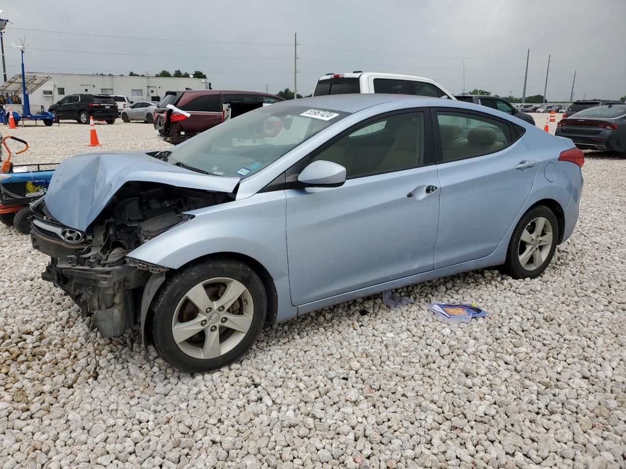 KMHDH4AE8CU463721 2012 Hyundai Elantra Gls