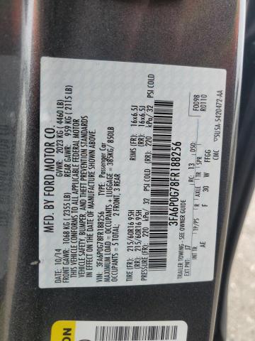 2015 FORD FUSION S - 3FA6P0G78FR188256