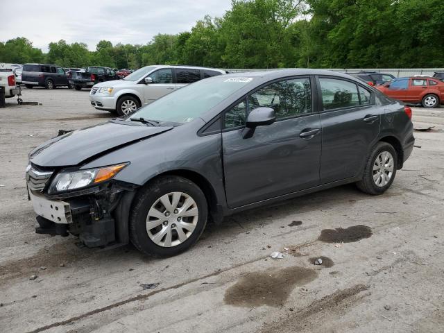 2012 Honda Civic Lx VIN: 19XFB2F5XCE370113 Lot: 54320944