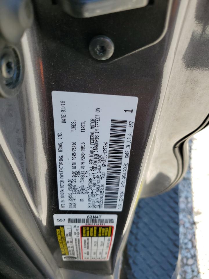 5TFRZ5CN0JX059138 2018 Toyota Tacoma Access Cab