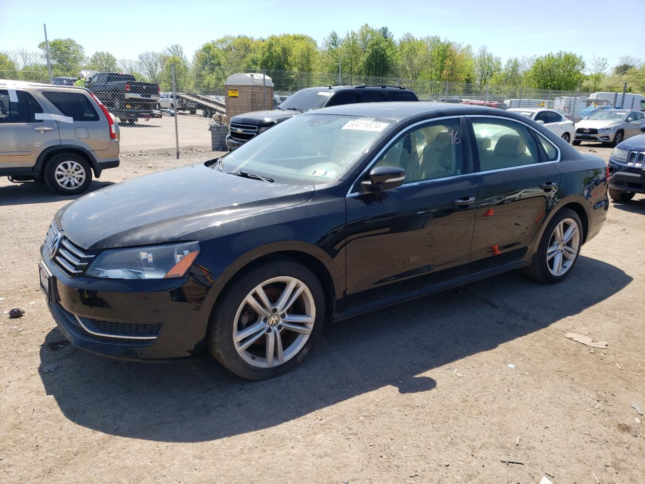 2014 Volkswagen Passat Se vin: 1VWBT7A39EC058564