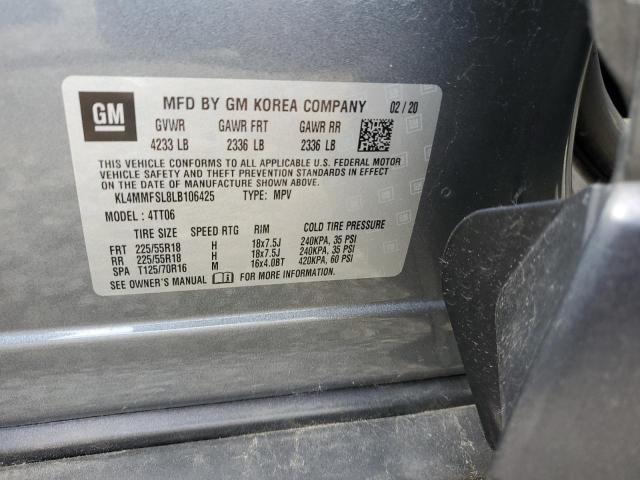 2020 Buick Encore Gx Essence VIN: KL4MMFSL8LB106425 Lot: 56859874