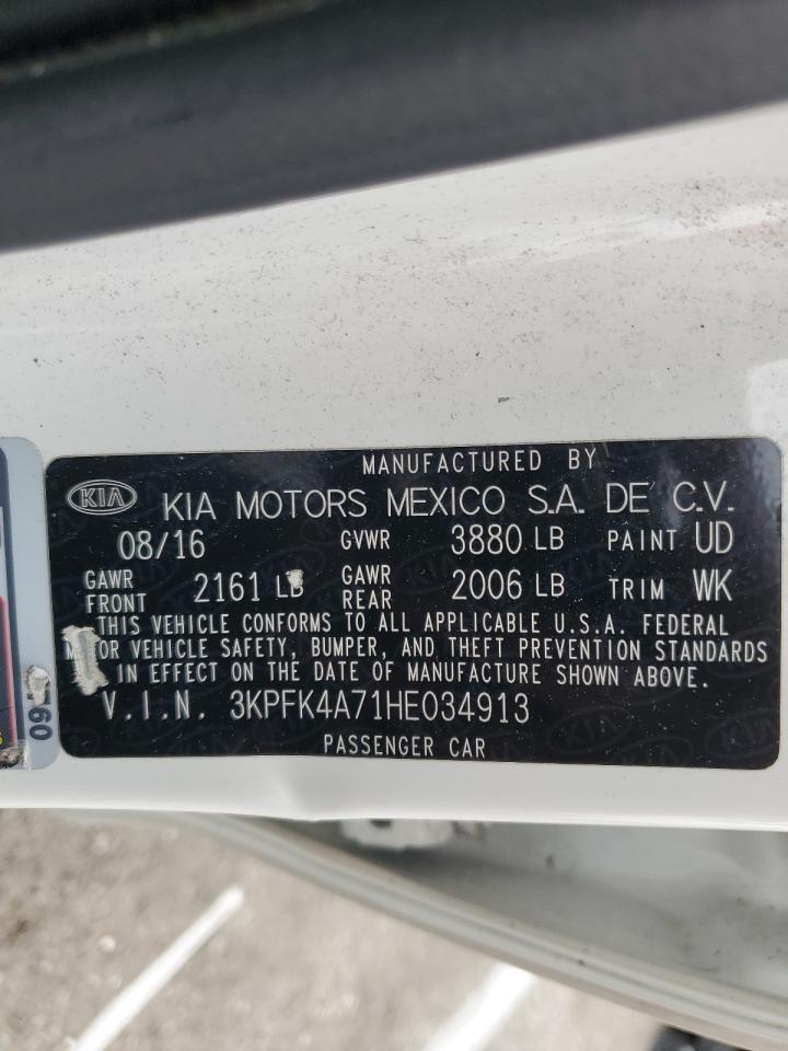 3KPFK4A71HE034913 2017 Kia Forte Lx