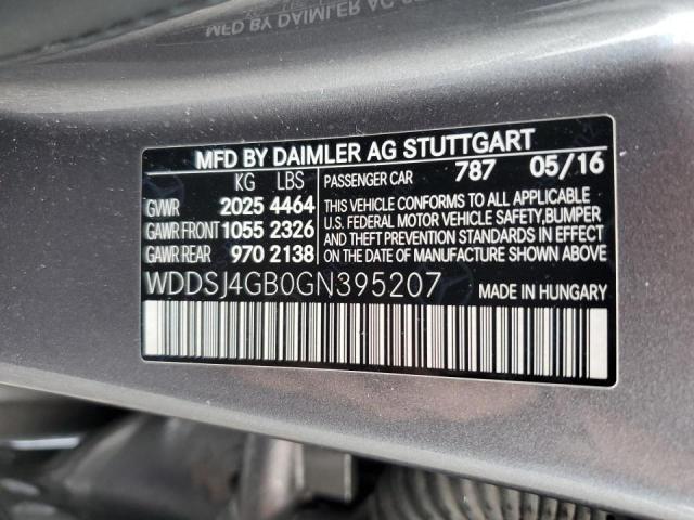 VIN WDDSJ4GB0GN395207 2016 Mercedes-Benz CLA-Class,... no.12