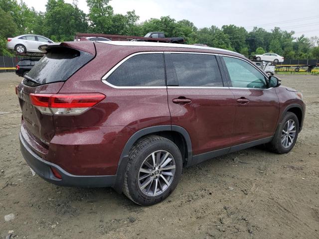 VIN 5TDJZRFH8KS938985 2019 Toyota Highlander, SE no.3