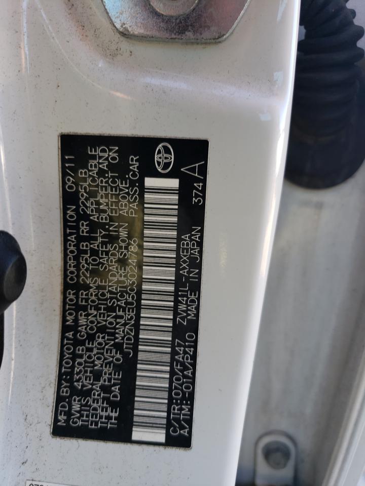 JTDZN3EU5C3024786 2012 Toyota Prius V