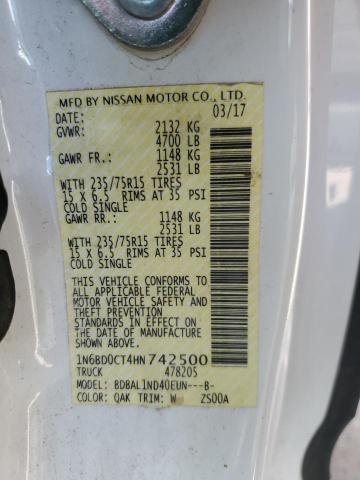 2017 NISSAN FRONTIER S - 1N6BD0CT4HN742500