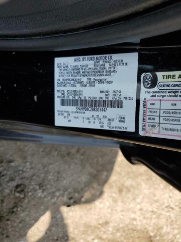 2011 Ford Fusion Sport VIN: 3FAHP0KC2BR301447 Lot: 54281644